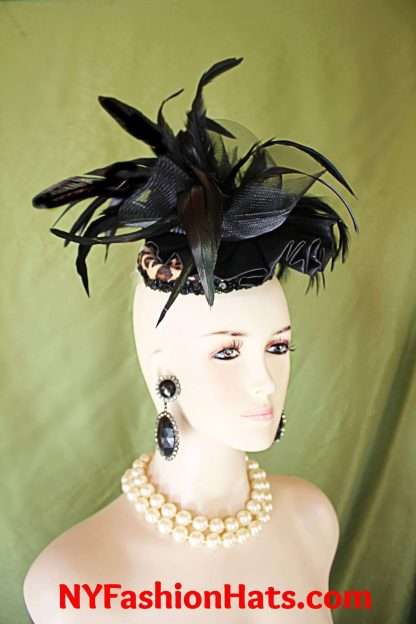 Avant Garde Cheetah Pillbox Cocktail Hat