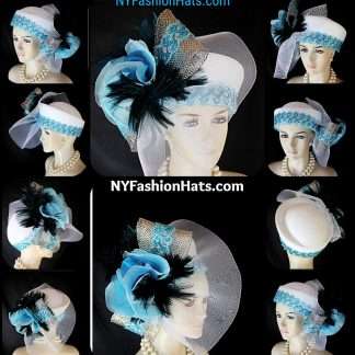 Avant Garde Formal Pillbox Wedding Hat