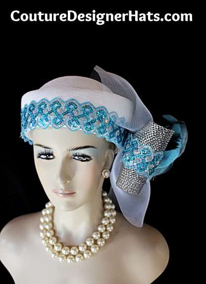 Avant Garde Formal Pillbox Wedding Hat