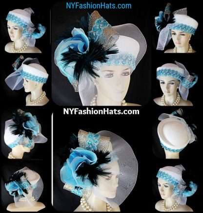 Avant Garde Formal Pillbox Wedding Hat