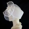 Avant Garde Luxury Pillbox Wedding Hat