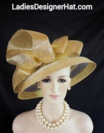 Formal Big Brim Holiday Dress Hat