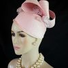 Avant Garde Pink Pillbox Wedding Dress Hat