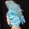 Avant Garde Vintage Style Cocktail Pillbox Horsehair Satin Hat