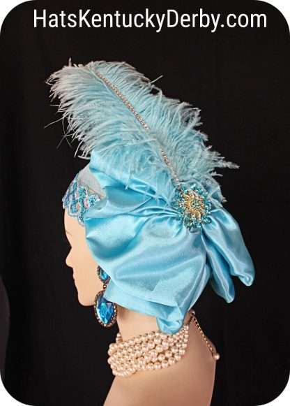 Avant Garde Vintage Style Cocktail Pillbox Horsehair Satin Hat