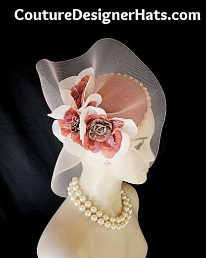 Avant Garde Wedding Bridal Fascinator Cocktail Hat