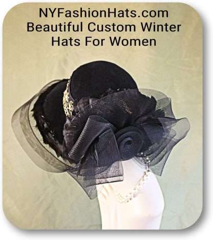 Statement Couture Handmade Evening Hat