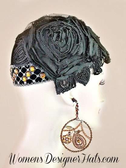 1920's Style Juliet Cap Flapper Cocktail Hat