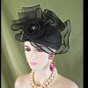 Avant Garde Hats, Hats For Wedding Guests, Haute Couture Designer Hats, Satin Church Hats, Dress Hats For Formal Events, Bridal Headpieces And Fascinators, Cocktail Hats, Hats For Wedding Guests, Pillbox Hats, Large Brim Kentucky Derby Hats, Hats For Horse Races, Exclusive Designer Hats And Millinery Apparel, Funeral Mourning Hat