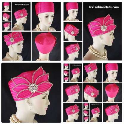 Fuchsia Dress Hats For Women