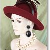 Old Hollywood Glamour Statement Coat Suit Dress Hat