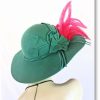 Beaded Feather Millinery Hats