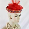 Beaded Sequin Formal Cocktail Hat Fascinator