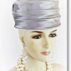 Grey Couture Designer Wedding Bridal Hat
