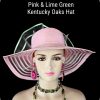 Hat Hatue Couture Pink Passion Lime Apple Green