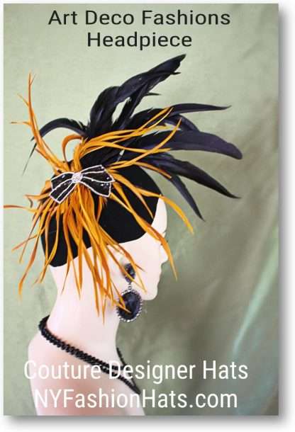 Art Deco Vintage Style Cocktail Hat