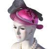 Saucer Hat Fascinator Wedding Bridal Church