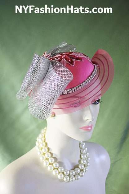 Saucer Hat Fascinator Wedding Bridal Church