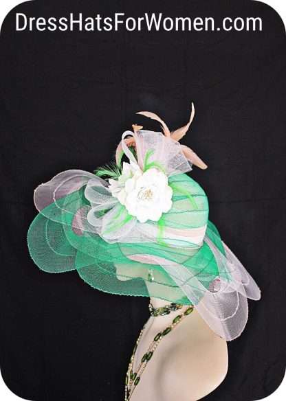 Couture Designer Hat For Weddings Races NY Fashion Hats Millinery Roses