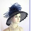 Formal Wedding Straw Braid Dress Hat