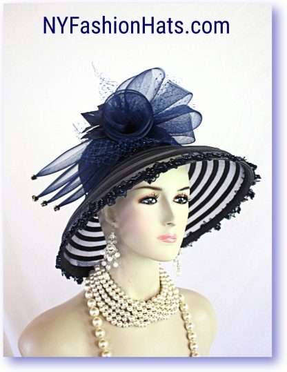 Formal Wedding Straw Braid Dress Hat