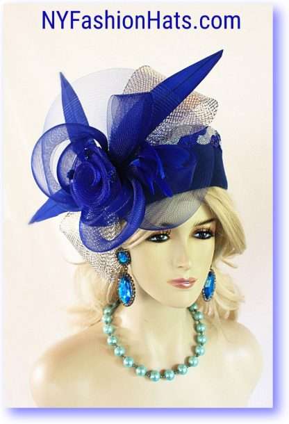 Pillbox Wedding Hat For Women