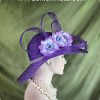 Couture Big Brim Hats For Wedding Occasion Formals
