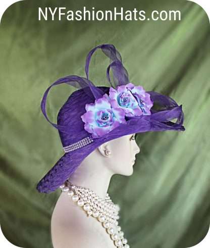 Couture Big Brim Hats For Wedding Occasion Formals