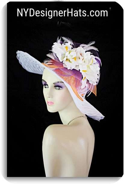 Couture Big Brim Hats For Wedding Occasion Formals