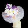 Purple Orange White Avant Garde Fashion Hat Women
