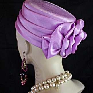 Satin Pillbox Wedding Bridal Hat Headpiece