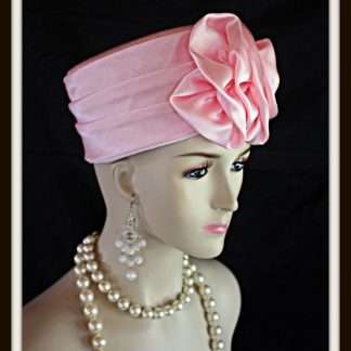 Satin Pillbox Wedding Bridal Hat Headpiece