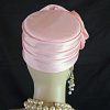 Satin Pillbox Wedding Bridal Hat Headpiece