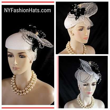 Wedding Bridal Cocktail Hat Headpiece