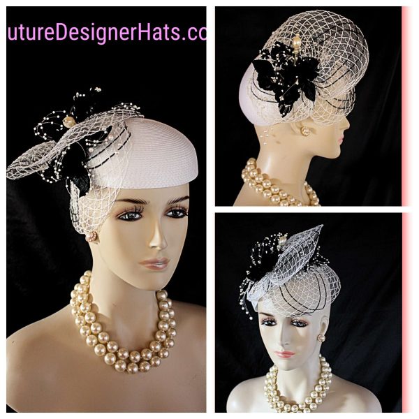 Wedding Bridal Cocktail Hat Headpiece