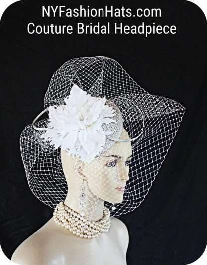 Wedding Fascinator Bridal Headpiece Cocktail Hat