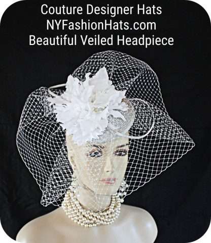 Wedding Fascinator Bridal Headpiece Cocktail Hat