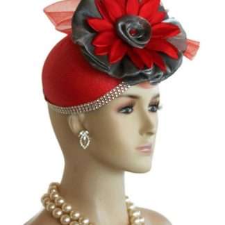 Women's Couture Designer Cocktail Pillbox Hat