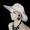 Formal Wedding Bridal Wide Brim Hat