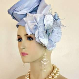 Women's Haute Couture Designer Satin Hat