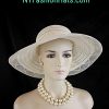 Women's Ivory Formal Wedding Bridal Hat