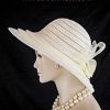 Women's Ivory Formal Wedding Bridal Hat